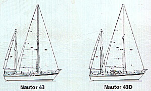 Nautor 43 and Nautor 43D