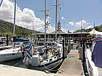 At the dock in Chaguaramas