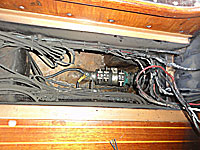 Packing box after fire